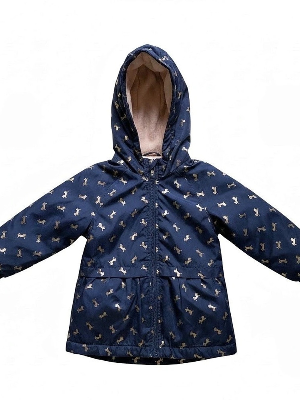 Oshkosh Girls Hooded Jacket in Blue Like New